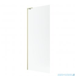Radaway Modo SL II Brushed Light Gold kabina Walk-in 70x200 lewa szczotkowane jasne złoto szkło przejrzyste 10319074-98-01L