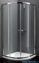 Atrium Bari kabina półokrągła 90x90x190 cm szkło: Grafit FF0409G