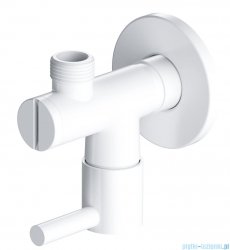 Omnires zawór kątowy biały mat 8857WM