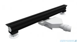 Schedpol Schedline Thin Flow Black odpływ liniowy bez maskownicy 80x1,2cm SOLBV1-80012C