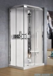Novellini Glax 3 kabina prysznicowa masażowo-parowa 90x70 prawa chrom GL3A7099DT1N-1K