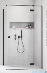 Radaway Essenza 8 Black Kdj kabina 90x70cm prawa czarny mat/szkło przejrzyste 10480612-01-01R/10470237-5401R/10113070-01-01