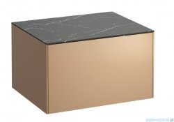 Laufen SONAR szafka pod umywalkę 57x45 cm Miedziany lakierowany/Czarna Marquina H4054000341411