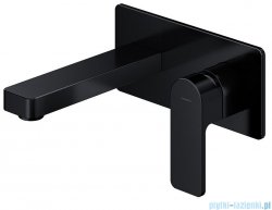 Omnires Baretti bateria umywalkowa podtynkowa czarny mat BA7815BL