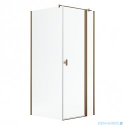 Radaway Nes Kdj II Brushed Copper kabina 90x75cm prawa szczotkowana miedź 10032090-93-01R/10039075-01-01