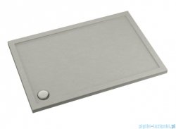 Schedpol Schedline Sharper Cement Stone brodzik prostokątny 80x120x4,5cm 3S.S1P-80120/CT/ST