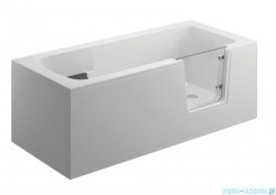Polimat Avo wanna prostokątna dla osób starszych 180x80cm 00014 wanny z drzwiczkami