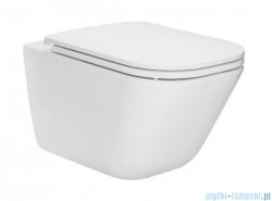 Roca Gap Rimless miska WC wisząca + deska wolnoopadająca Slim A34647L000/A801482211