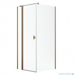 Radaway Nes Kdj II Brushed Copper kabina 90x90cm lewa szczotkowana miedź 10032090-93-01L/10039090-01-01