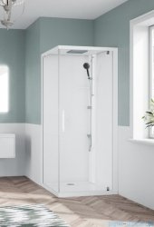 Novellini Glax 1 2.0 kabina standard 90x90 prawa biała G21GF99DMF-1UU