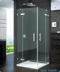 SanSwiss Pur PUE1 Wejście narożne 1-częściowe 40-100cm profil chrom szkło Satyna Prawe PUE1DSM21049