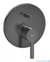 Roca Naia bateria wannowo-prysznicowa podtynkowa Brushed Titanium Black EVERLUX-PVD A5A0B96NM0