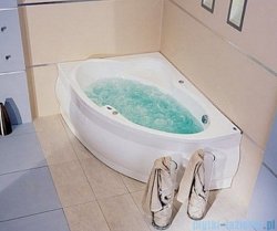 Poolspa Wanna asymetryczna EUROPA 165x105 lewa + hydromasaż Smart 1 PHA4810ST1C0000