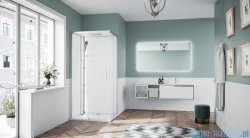 Novellini Glax 1 2.0 kabina standard 100x80 lewa srebrna  G21A198STFL-1BB