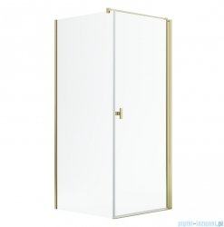 Radaway Nes Kdj I Gold kabina 80x75cm prawa złoty połysk 10022080-09-01R/10039075-01-01
