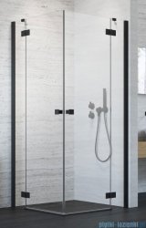 Radaway Essenza New Black Kdd kabina 90x100cm szkło przejrzyste 385060-54-01L/385062-54-01R