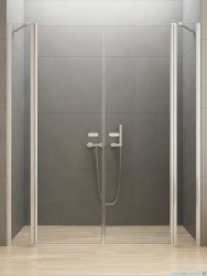 New Trendy New Soleo 140x195 cm drzwi wnękowe wahadłowe podwójne szkło przejrzyste D-0265A