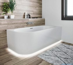 Riho Desire Corner LED wanna asymetryczna z oświetleniem lewa 170x77cm B157002005
