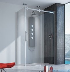 Sanplast kabina KND2/ALTII narożna prostokątna 100x190-200x210 cm grafit 600-121-1091-42-491