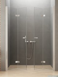 New Trendy New Soleo 150x195 cm drzwi wnękowe składane podwójne szkło przejrzyste D-0259A