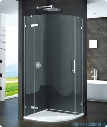 SanSwiss Pur PU4P Kabina półokrągła 80cm profil chrom szkło przejrzyste PU4P500801007