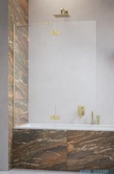 Radaway Essenza Brushed Gold PND II parawan nawannowy 100cm lewy szczotkowane złoto/przejrzyste 110002100-99-01L