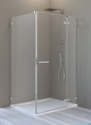 Radaway Arta Kdj II kabina 90x90cm prawa szkło przejrzyste + brodzik Doros C + syfon