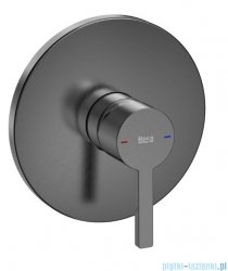 Roca Naia bateria prysznicowa podtynkowa Brushed Titanium Black EVERLUX-PVD A5A2B96NM0