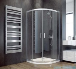 Besco Modern kabina półokrągła 80x80x185cm mrożone MP-80-185-M