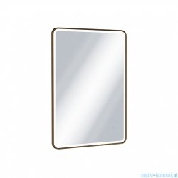 Excellent Corido lustro wiszące LED prostokątne 80x60 cm mata grzewcza miedź szczotkowana DOEX.CO080.060.CB