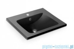 Bathco Montevideo Negro umywalka 61x46cm nablatowa 4011NEG