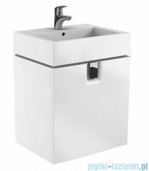 Koło Twins Szafka podumywalkowa wisząca z drzwiami 59,5x57x54,9 cm, biały połysk 89486