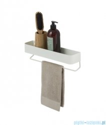 Sealskin Brix Półka z wieszakiem na ręczniki 35 cm biała 800255