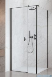 Radaway Nes Kds I Brushed GunMetal kabina 140x70cm lewa szczotkowany grafit 10023140-92-01L/10043070-92-01