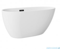 The North Bath Loki wanna wolnostojąca 130X70cm z korkiem i przelewem CZARNYM 6402-1301OEMBL
