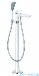 Kludi BALANCE WHITE bateria wannowo-natryskowa biały/chrom wolnostojąca 525909175