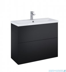 Elita Kido Set szafka z umywalką zestaw 81x67x35cm czarny mat 168100