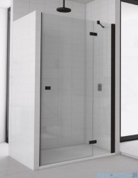SanSwiss Annea Black Line drzwi prysznicowe prawe 90x200cm profile czarne AN13D09000607