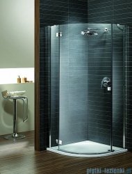 Radaway Almatea PDJ GOLD kabina półokrągła 90x90 Lewa szkło grafitowe 30602-09-05N