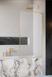 Radaway Modo F SL Gold PNJ II parawan nawannowy 70cm prawy złoty połysk/przejrzyste 10406070-09-01R