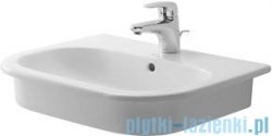 Duravit D-Code umywalka nablatowa z przelewem z otworem na baterię 545x435 mm 033754 00 00