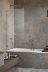 Radaway Essenza Pro Brushed Copper Pnj II parawan nawannowy 80cm L/P szczotkowana miedź 10101080-93-01