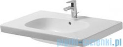 Duravit D-Code umywalka meblowa z przelewem z trzema otworami na baterię 850x480 mm 034285 00 302 
