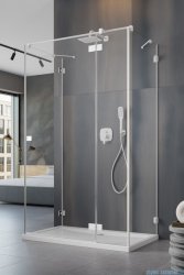 Radaway Essenza Pro White Kdj+S kabina 80x100x80cm prawa biały mat/szkło przejrzyste 10097310-04-01R/10098080-01-01/10098080-01-01