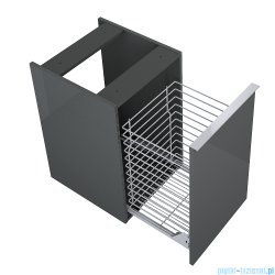 Elita Look komoda z koszem cargo 40x63x45cm anthracite 167310