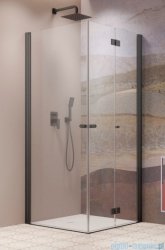 Radaway Nes Brushed GunMetal KDD B / KDD I kabina 100x80cm prawa szczotkowany grafit przejrzyste 10024100-92-01R/10015080-92-01L