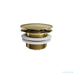Excellent Korek klik-klak do wanien wolnostojących czyszczony od góry złoto szczotkowane ARIN.3485.01GB
