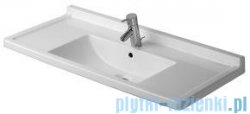 Duravit Starck 3 umywalka meblowa z przelewem i z otworem na baterię 1050x485 030410 00 00
