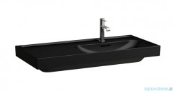 Laufen Meda umywalka ścienna 100x46cm czarny mat H8171177161041