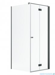 Radaway Nes Kdj B Brushed GunMetal kabina 90x75cm prawa szczotkowany grafit 10025090-92-01R/10039075-01-01